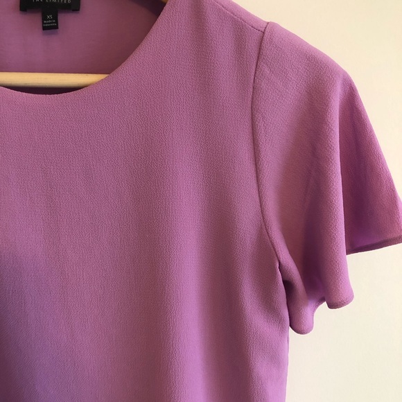 Purple Ruffled Top - Picture 2 of 4